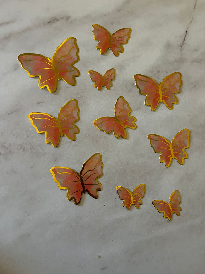 Cardboard Butterflies Cake Topper