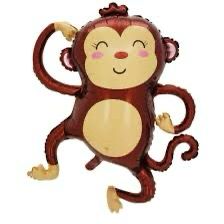 Monkey Foil Balloon 85x89cm