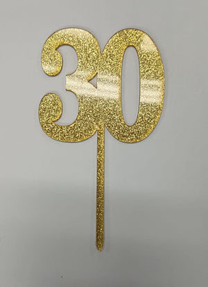 Nr221 Acrylic Cake Topper 30 Happy Birthday