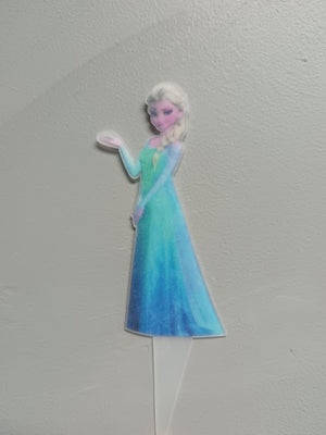 Nr452 Froze Elsa Acrylic Cake Topper