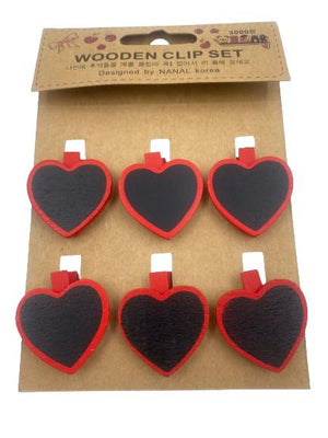 Wooden Valentine Pegs
