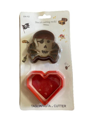 Skull Heart Cookie Cutter
