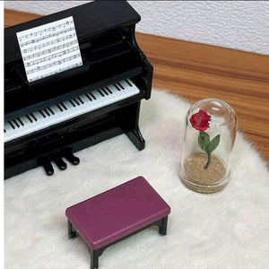 Cake Topper Plastic Piano Music