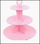 Cardboard Cupcake Baby Pink
