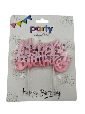 Birthday Candle Pink