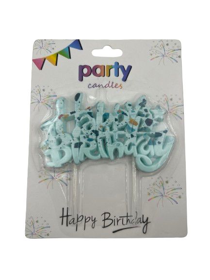 Birthday Candle Blue