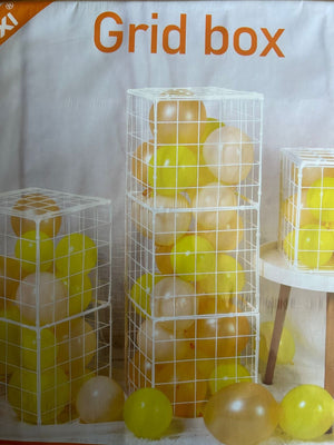 Balloon Plastic Grid Box