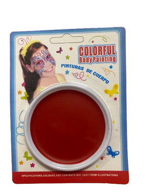 Colourful BodyFace Paint Red
