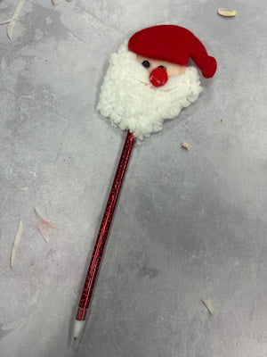 Christmas Santa  Black Pen