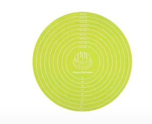 Round Fondant Mat With Measurement