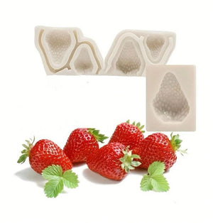 Silicone Mould 3d Strawberry