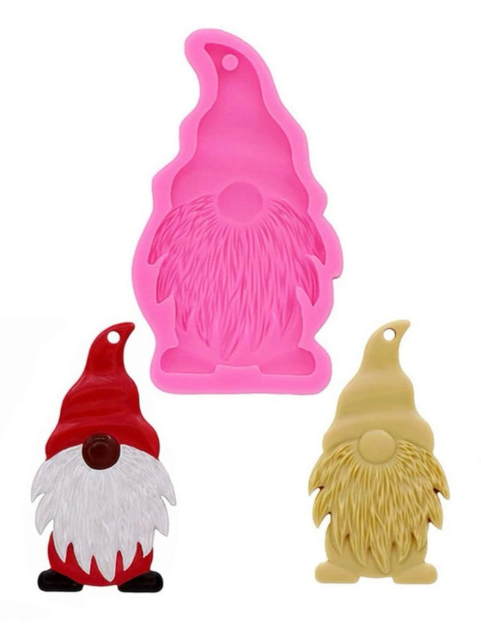 Silicone Mould  Christmas Gnome