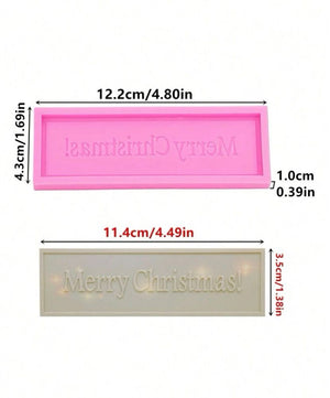 Silicone Mould Christmas Plaque