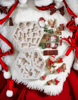 Silicone Mould Christmas 2pc