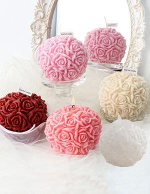 Silione Mould Rose Candle