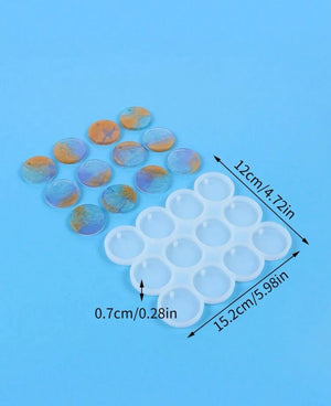 Silicone Mould Earring 12 Cavity