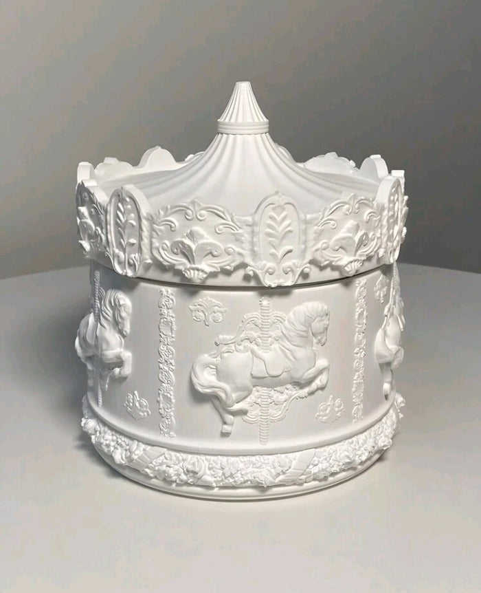 Silicone Mould Resin Carousel Trinket Box