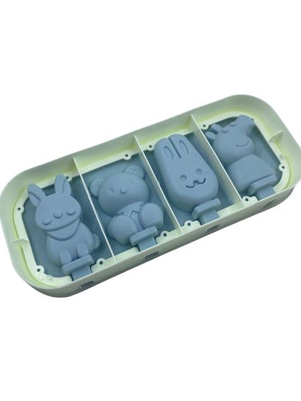 Cakesicle Mould Teddy Peppa with Lid