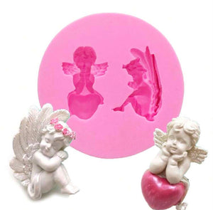 Silicone Mould Cherub Angel Love