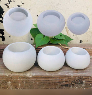 Planter Silicone Mould, Cement Pot 3pc