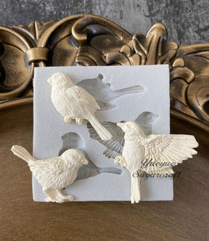 Silicone Mould Birds