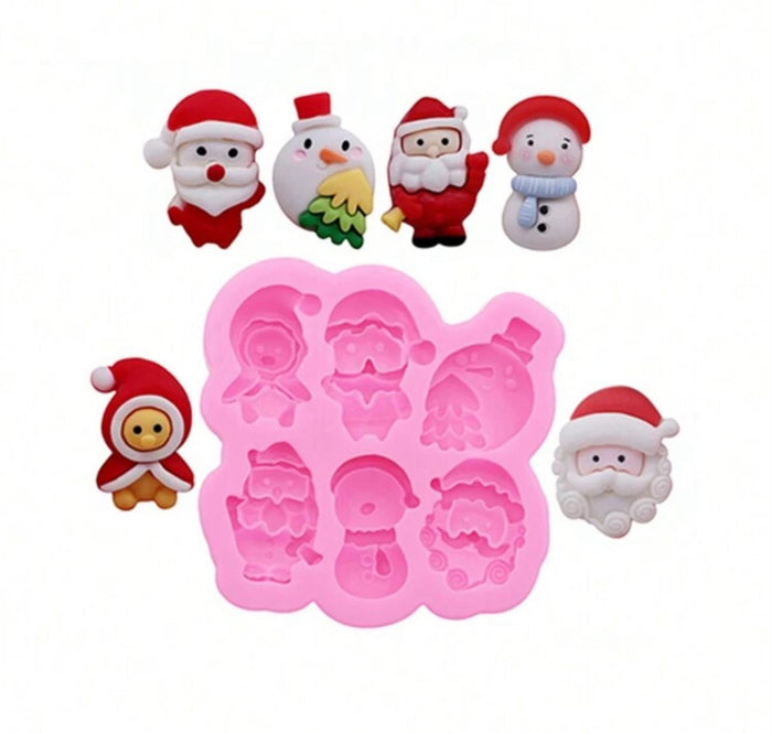 Christmas Multi Silicone Mould