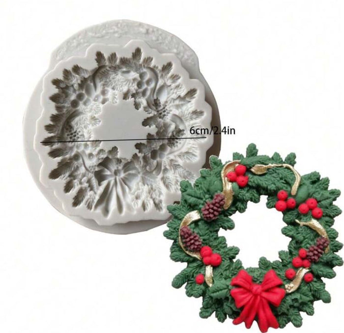 Silicone Mould Christmas Wreath