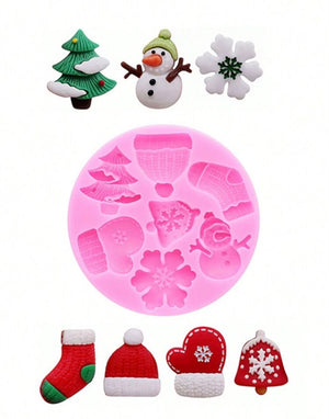 Silicone Mould Christmas Multi