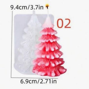 Silicone Mould Christmas Candle Tree