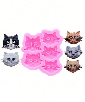 Silicone Mould Cat Face