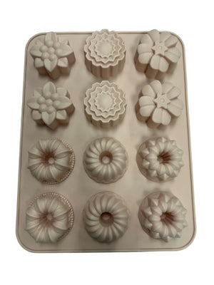 Silicone Mould Pudding Soap Donut Flower