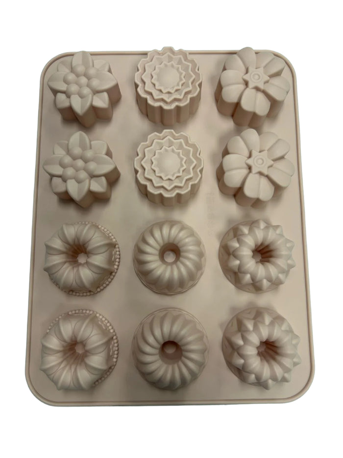 Silicone Mould Pudding Soap Donut Flower