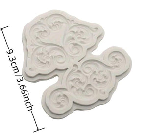 Silicone Mould Scroll Border