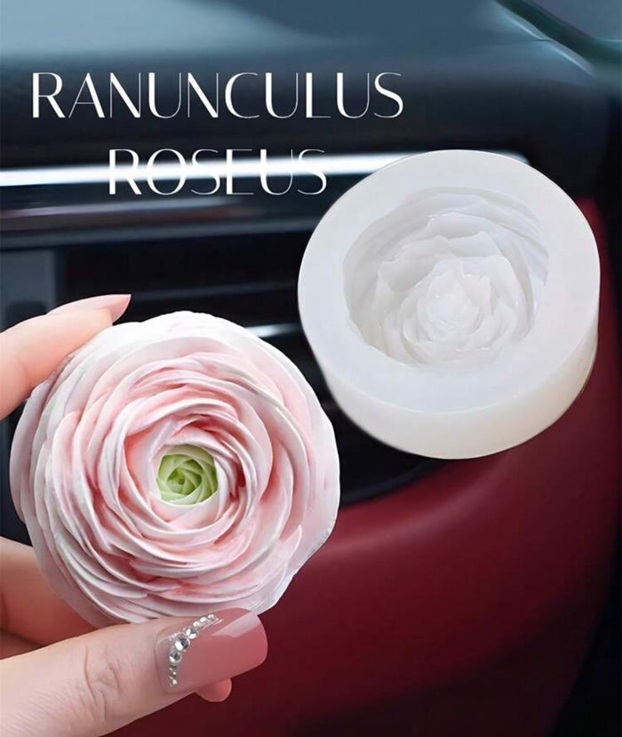 Silicone Mould Rananculus Flower
