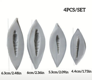 Silicone Mould Butterfly Body Set