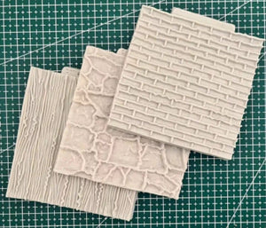 3pc Silicone Mould Texture Mats