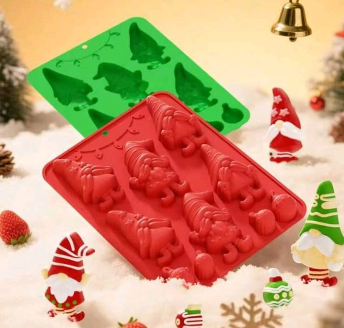 1pc Silicone Mould Christmas Gnome