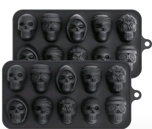 Silicone Mould Chocolate Skull