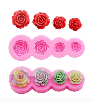 Silicone Mould Rose Flower