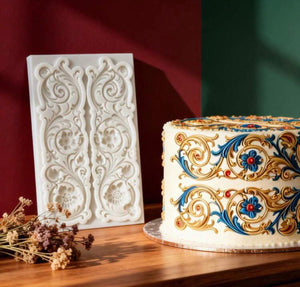 Silicone Mould Baroque Scroll