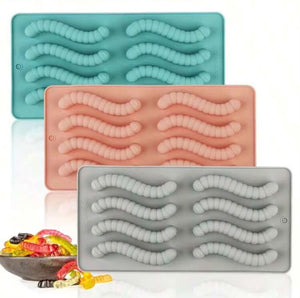 Silicone Mould Gummy Sour Worm