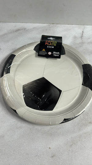 Paper Plates Soccer 10pc