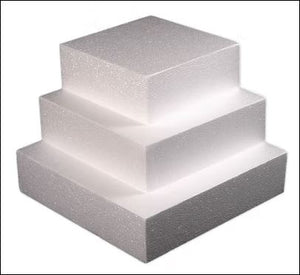 200mm Square Cake Dummy