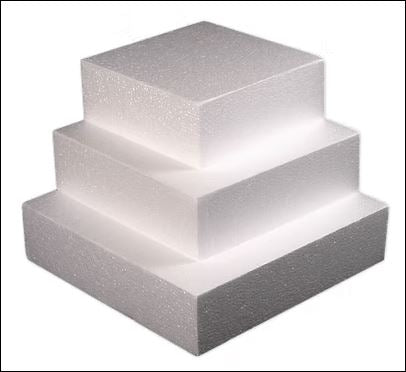 200mm Square Cake Dummy