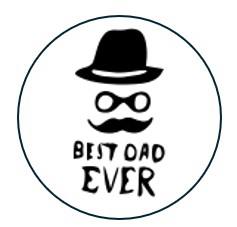 ST033 Cupcake Stamp Best Dad Ever Fathers Day