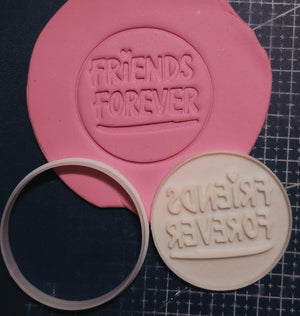 ST057 Cupcake Stamp and Cutter Friends Forever