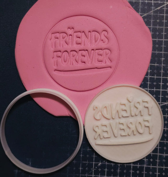 ST057 Cupcake Stamp and Cutter Friends Forever