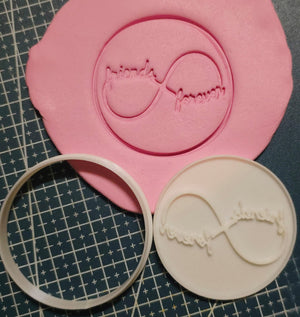 ST059 Cupcake Stamp and Cutter Best Friends Forever