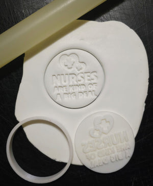 ST063 Cupcake Stamp and Cutter Nurses are kind of a big deal