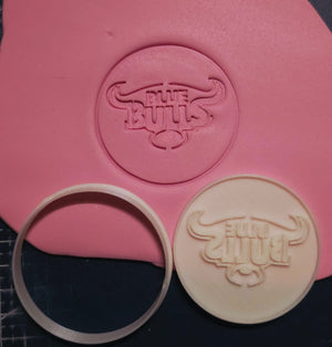 ST065 Cupcake Stamp and Cutter Blue Bulls